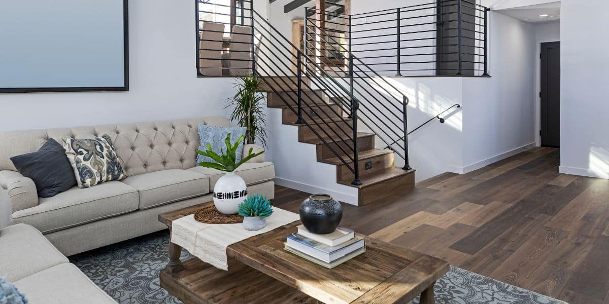 staged living room